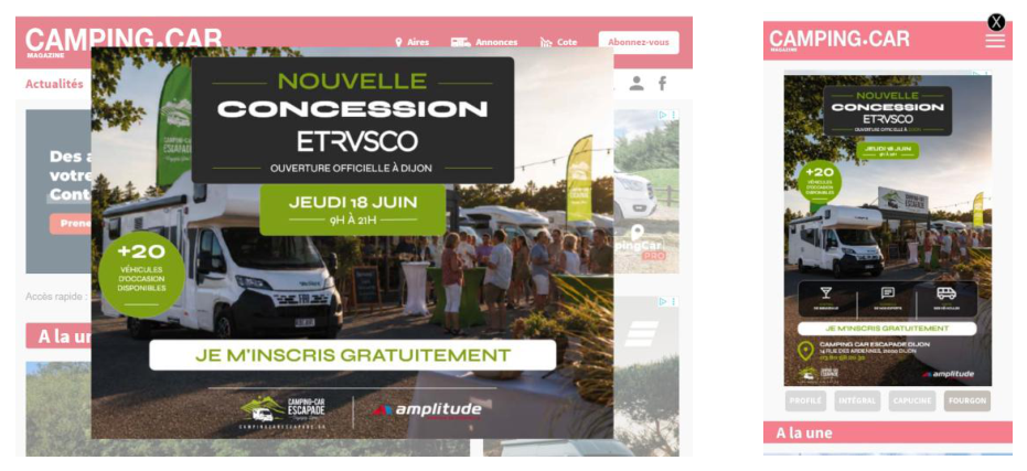 01 · Pop-up · desktop & mobile